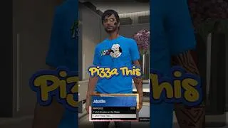 Miniature : DEUX ITEMS RARE A RECUPERER T-SHIRT PIZZA THIS & LA CHEMISE TAXI SUR GTA ONLINE
