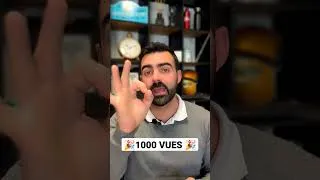 Miniature : Nous avons dépassé les 1000 vues 🥳 Objectif 2000 🎯 #johnpaul  #entrepreneuriat