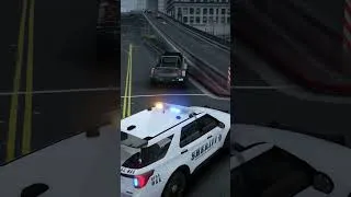 Miniature : Course poursuite réaliste #gtarp #gta #lspdfr #police #roleplay #gaming #fivem