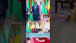 Miniature : DIPLOMATIE : L'AMBASSADEUR D'ALGÉRIE AU MALI REÇU PAR LE MINISTRE DES AFFAIRES ÉTRANGÈRES…