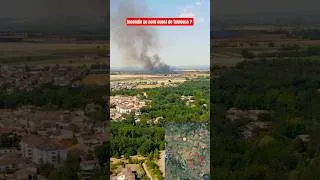 Miniature : Incendie au Nord Ouest de Toulouse ? #blagnac #toulouse #incendie