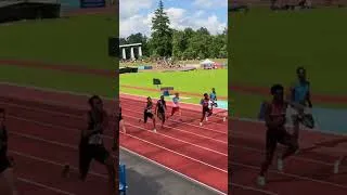Miniature : Not the best reaction time😅 #200meters #athlete #sprint #100m #championnatdefrance #athlétisme