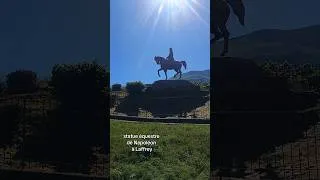 Miniature : statue équestre de Napoléon dans les Alpes ! #cyclisme #ridebike #mountains #cycling