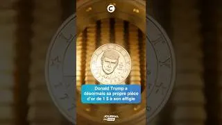 Miniature : 🇺🇸 Donald Trump a désormais une piece d'or de 1 $ à son effigie !