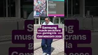 Miniature : Samsung muscle ses écrans gaming à la Gamescom 2026 #gamescom #gamescom2026 #samsung #moniteur