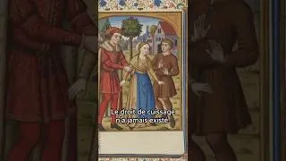 Miniature : Le droit de cuissage n'a jamais existé !  #culturegénérale #histoire #moyenâge  #débunk #mythes