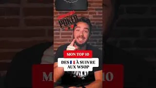 Miniature : D'accord avec le classement ?🪎 #Poker #wsop