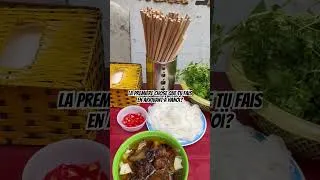 Miniature : Vous faites quoi quand vous arrivez à Hanoï ? 🇻🇳 #vietnam #buncha #hanoi