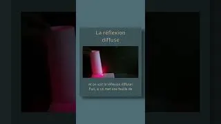 Miniature : La réflexion diffuse EXPLIQUÉE en 60 secondes! #Shorts