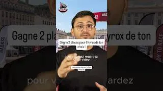 Miniature : Gagne 2 places pour l’Hyrox de ton choix ! #crossfit #hyrox #hyroxfrance