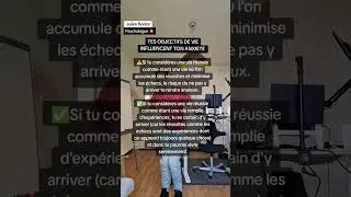 Miniature : TES OBJECTIFS CONDITIONNENT TON ANXIÉTÉ ⚠️ #psychologie #anxiete