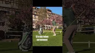 Miniature : Non le swing de golf n’est pas une ligne droite :) #golf #golfswing #golfcoach