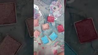 Miniature : emballage commande licorne #art #watercolor #painting #artist #creative