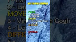 Miniature : Quel fleuve divise Paris en deux rives ? - QUIZ EXPRESS 🧠⚡