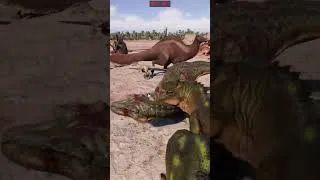 Miniature : ALLOSAURUS vs ALBERTOSAURUS | #jurassicworldevolution2  #jurassicworld #jurassicworldevolution