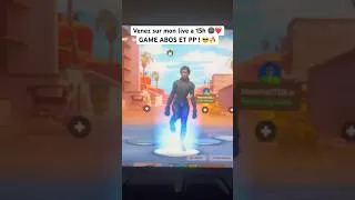 Miniature : Venez a 15h ! 😎 #fortnite #pourtoi #viral #gaming #shorts #foryou #short #live