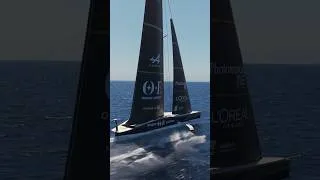 Miniature : Perfect start of the week! #americascup #ac37 #ac75 #sailing