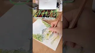 Miniature : Je réalise un Faire-part de mariage à l’aquarelle 🎨🖼️💌 #art #peinture #aquarelle