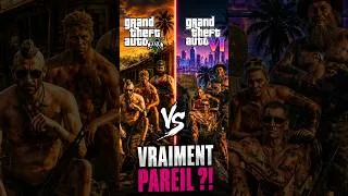Miniature : GTA 6 VS GTA 5 : Ils se ressemblent VRAIMENT ?! 😳 #gta6 #gtavi #gta #rockstargames #gta5