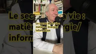 Miniature : Matière + nrj + information = VIE  #science #zététique #conscience #spiritualité #univers