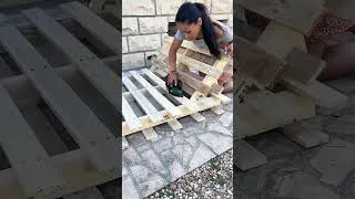 Miniature : Création fauteuil suspendu à partir des palettes en bois ! Tu va essayer ? ##bricolage##motivation#