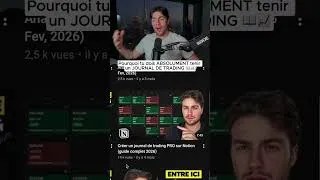Miniature : Pourquoi tu dois absolument tenir un journal de trading 📖📈