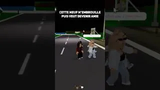 Miniature : CETTE MEUF M'EMBROUILLE PUIS VEUT QU'ON SOIT AMIE SUR BROOKHAVEN  #roblox #funny #brookhaven