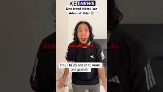 Miniature : UNE TREND TIKTOK SUR ADEM ET BILAL ? 😨 #shorts #drama #ademetbilal #trendtiktok #tiktok