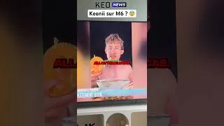 Miniature : KEONII PASSE SUR M6 POUR SA VIDÉO DE GLACE À LA PASTÈQUE ? 😨 #shorts #drama #keonii #m6 #tiktok