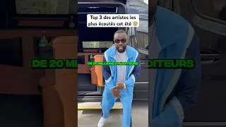Miniature : TOP 3 DES ARTISTES LES PLUS ÉCOUTÉS EN JUILLET 2026 😨#shorts #gims #mauvaisdjo #ayanakamura #tiktok