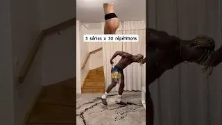Miniature : 2 minutes d'entraînement fessier facile à la maison pour le galbe et le renforcement musculaire.