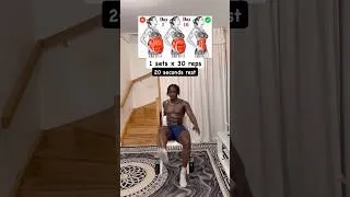 Miniature : Entraînement efficace pour les abdos à la maison 🏠🔥🔥🔥 #abs #beginner #workouthome #viral