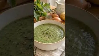 Miniature : Mon velouté gourmand d'ortie sauvage 🌿 #ortie #cuisine #faitmaison #alimentation