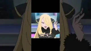 Miniature : Cynthia 💪💛 #edit #anime #pokemon #cynthia #megaevolution