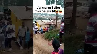 Miniature : j'ai cru qu'il va marcher sur le fil 😂😂#comedy #drole #😂