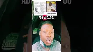 Miniature : 🚨le DR Ousmane saisi la cour constitutionnelle contre le Pr ADO 😱 incroyable famille #actualités