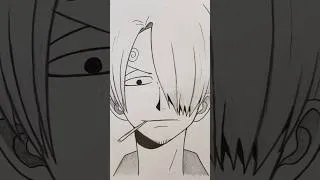 Miniature : Dessiner Sanji Vinsmoke #anime #dessin #shorts