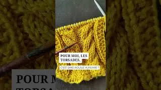 Miniature : Tutoriel #tricot 💡 Torsades avec ou sans aiguille auxiliaire