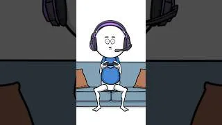 Miniature : @takxzo - Ce pote trop bavard 🤣🤣 #shorts #animation #humour #drole #sketch