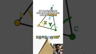 Miniature : Preuve que la somme des mesures des angles d'un triangle est 180.
