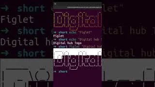 Miniature : figlet et lolcat