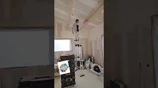 Miniature : Ponçage au plafond avec échasses Krenobat 120 à 160 cm