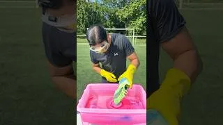 Miniature : Peut on customiser ses chaussures de foot avec l’hydro-dipping ? #foot #diy #experiment