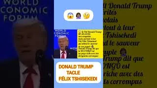 Miniature : 😱 DONALD TRUMP DIT LA VÉRITÉ AU PDT FÉLIX TSHISEKEDI "PERSONNE NE SAUVERA LE CONGO SAUF VOUS-MÊMES "