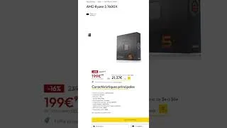 Miniature : Profitez du black friday sur les processeurs et CG : https://bit.ly/4eOl1qW #AMDRYZEN #publicité