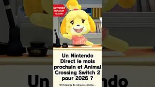 Miniature : Le prochain Animal Crossing en 2026 ? #animalcrossing #switch2 #nintendo