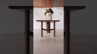 Miniature : Pierre Frey Mobilier: MILO Dining Table by Guillaume Delvigne