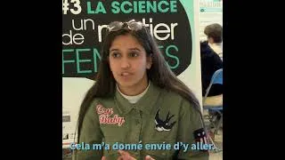 Miniature : Interview lycéenne durant l'événement Sciences, un métier de femmes #3