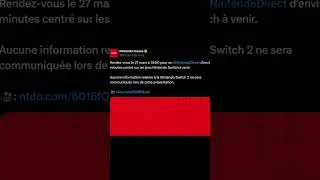 Miniature : ANNONCE LIVE NINTENDO DIRECT LE 27/03/25 15H #shortsvideo #nintendo
