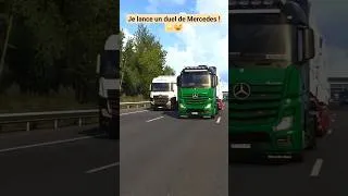 Miniature : ETS2/CARRIERE : Je lance un duel de Mercedes !⭐️😅#eurotrucksimulator2